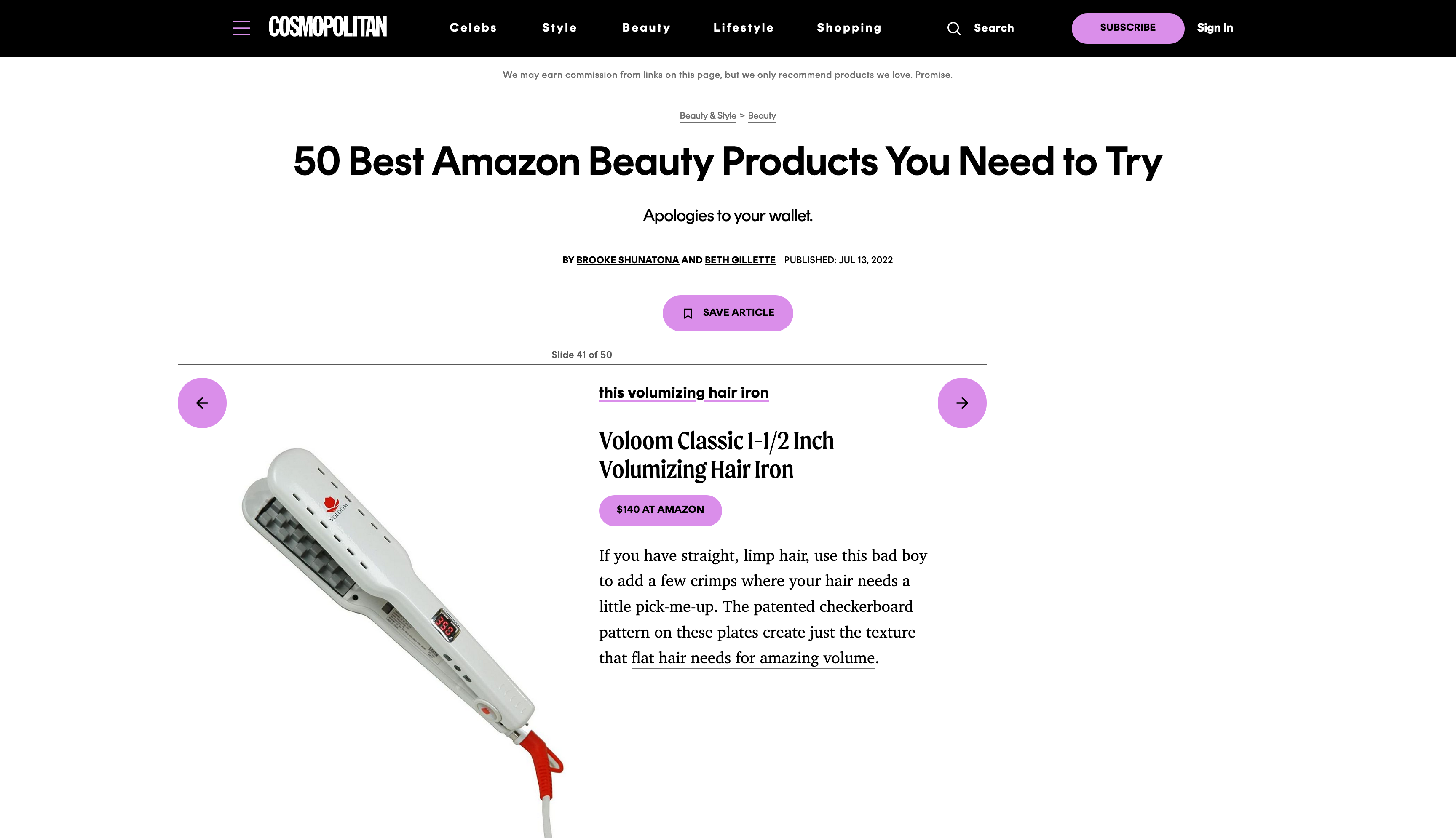 Cosmopolitan Jul 2022 – VOLOOM MX