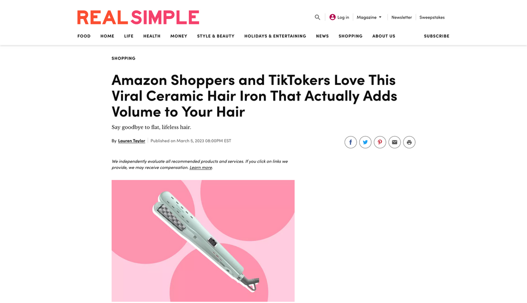 Real Simple March Feature